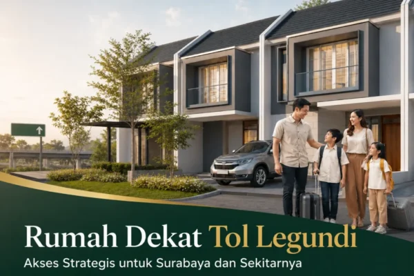 Rumah dekat Tol Legundi di The Quality Riverside Krian