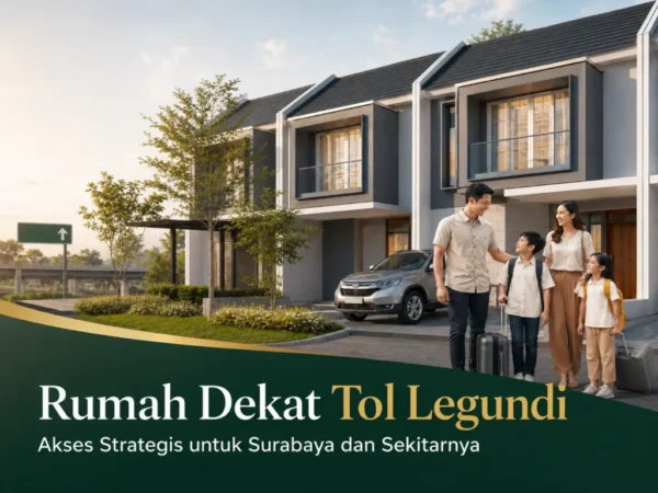 Rumah dekat Tol Legundi di The Quality Riverside Krian
