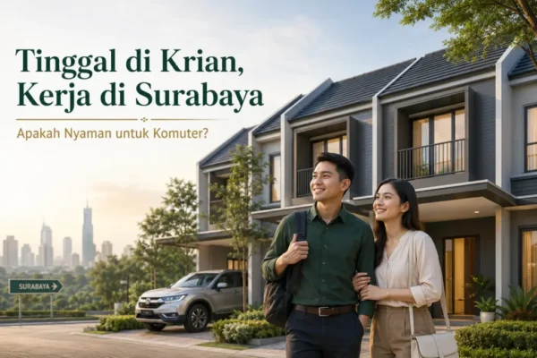 Tinggal di Krian kerja di Surabaya dari The Quality Riverside